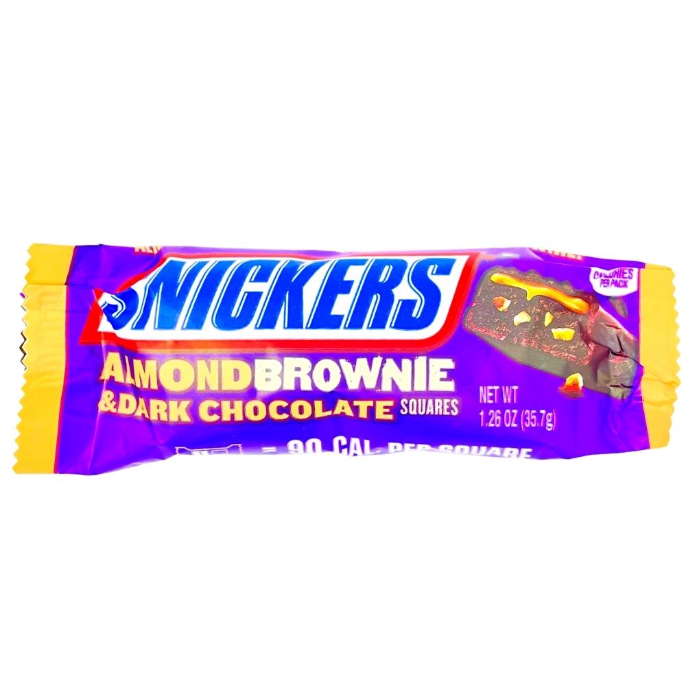 Snickers Almond Brownie & Dark Chocolate Bar 24 PK  American Candy Bar