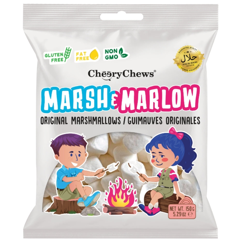 Marsh&Marlow Mini Original Halal Marshmallows 150g - 12 Pack