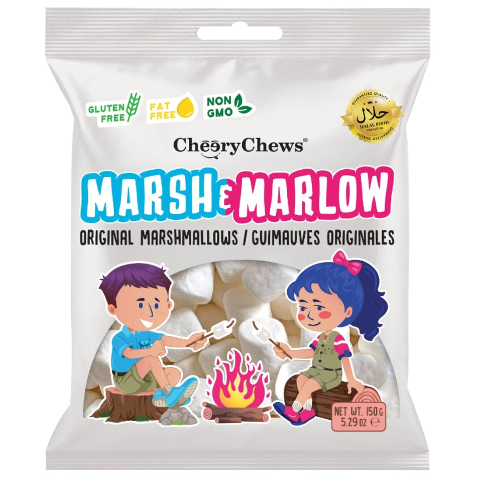 Marsh&Marlow Mini Original Halal Marshmallows 150g - 12 Pack