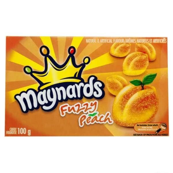 Maynards Fuzzy Peach Theatre Pack 100g - 12 Pack