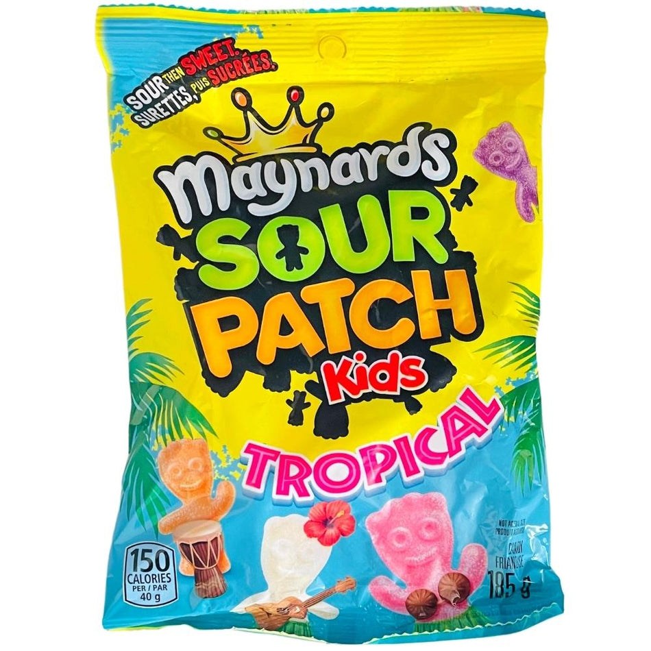 Maynards Sour Patch Kids Tropical 185g - 12 Pack