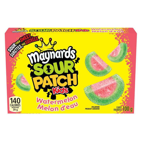 Maynards Sour Patch Kids Watermelon Theater Packs 100g - 12 Pack