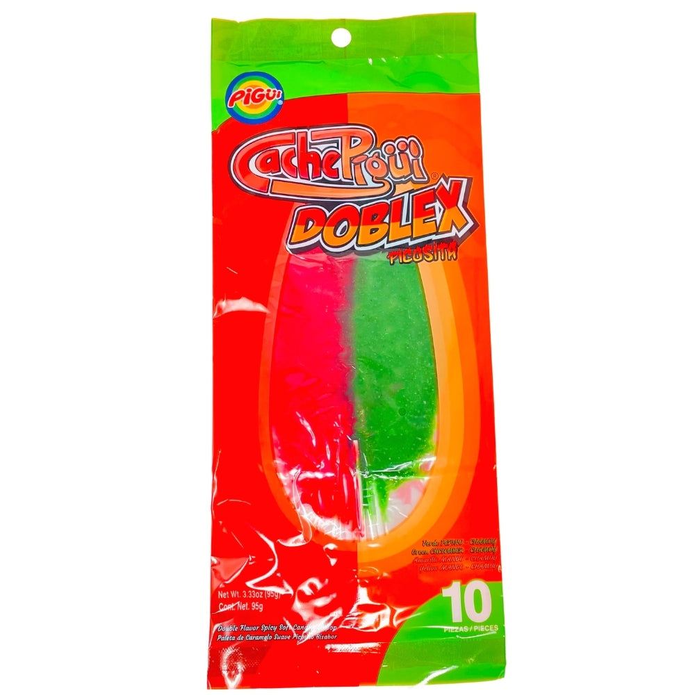 Slaps Lollipops Doblex Picosita Cucumber Chamoy 40 PK