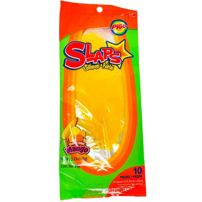 Slaps Lollipops Mango 40 PK | iWholesaleCandy.ca