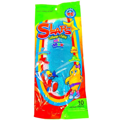 Slaps Lollipops Tropical Mix 25 PK | iWholesaleCandy.ca