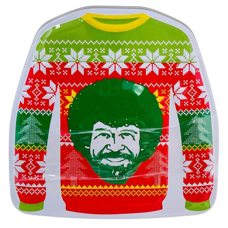 Merry Bob Ross Christmas Sweater Tin - 12 Pack