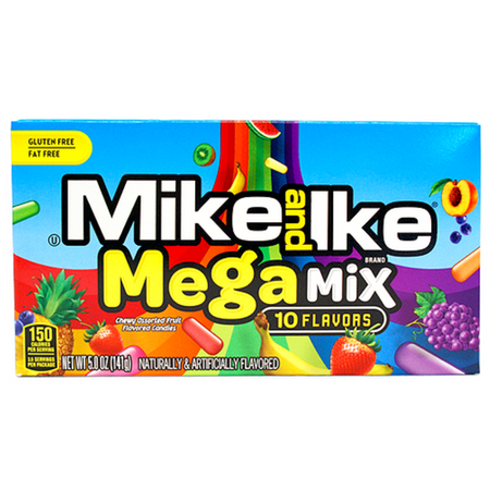Mike and Ike Mega Mix - 10 Flavours Chewy Movie Candy-Wholesale Candy Canada
