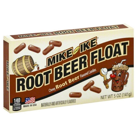 Mike and Ike Root Beer Float Candy Theater Box-12 CT
