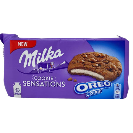 Milka Cookie Sensations Oreo Creme 156g - 12 Pack