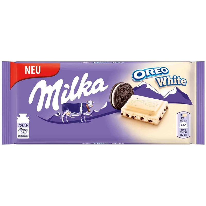 Milka Oreo White Chocolate 100g - 22 Pack
