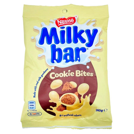 Milkybar Chocolate Cookie Bites 140g (Aus) - 12 Pack