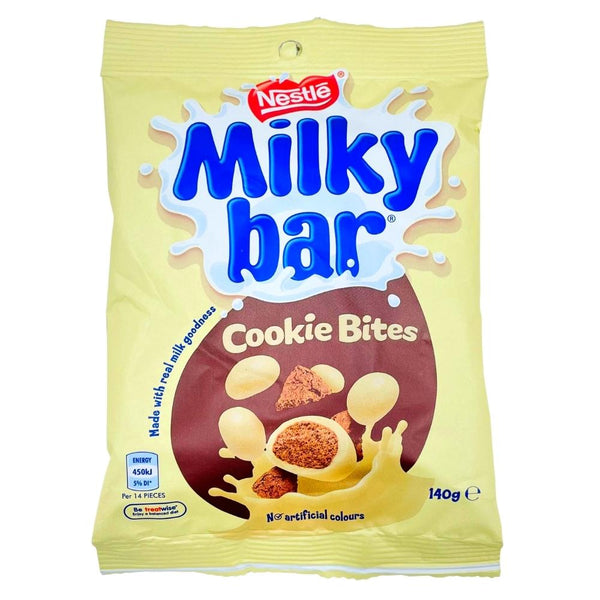 Milkybar Chocolate Cookie Bites 140g (Aus) - 12 Pack