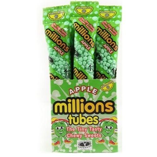 Millions Apple Tubes UK - 12 Pack