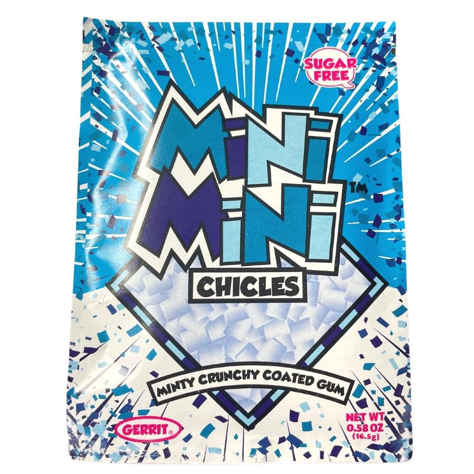 Mini Mini Chicles Sugar Free Peppermint Gum 0.58oz - 20 Pack