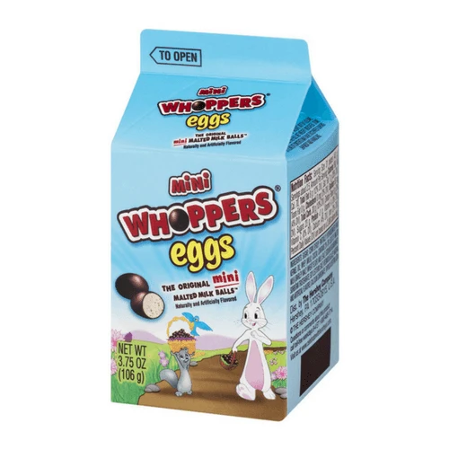 Mini Whoppers Eggs Carton 3.75oz -15 PK | Easter Candy