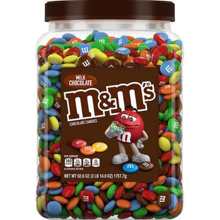 M&M's Candies-Milk Chocolate Pantry Jar-62 oz