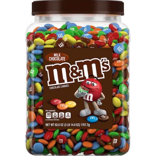 M&M's Candies-Milk Chocolate Pantry Jar-62 oz