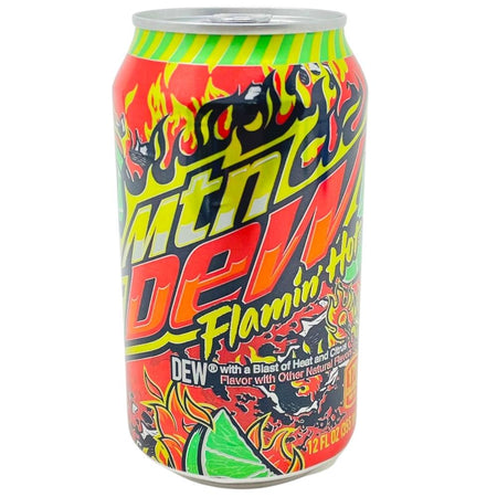 Flamin Hot Mountain Dew 355mL - 12 Pack