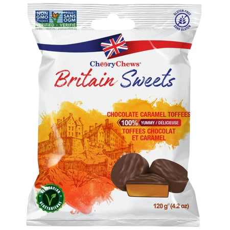 Britain Sweets Chocolate Caramel Toffee 120g 24 Pack