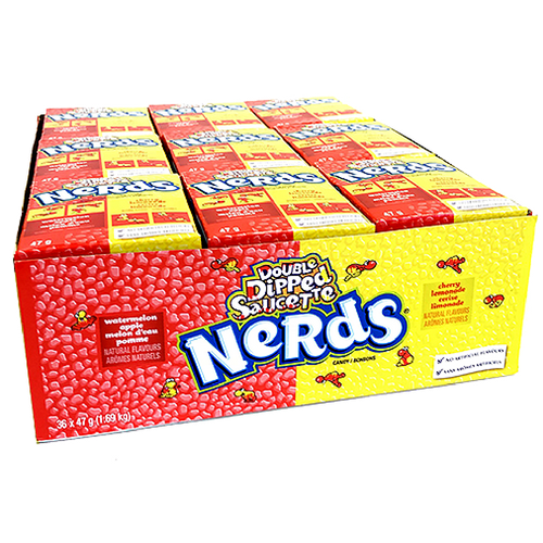 Nerds Candy Lemonade Wild Cherry & Apple Watermelon 36CT Retro Candy