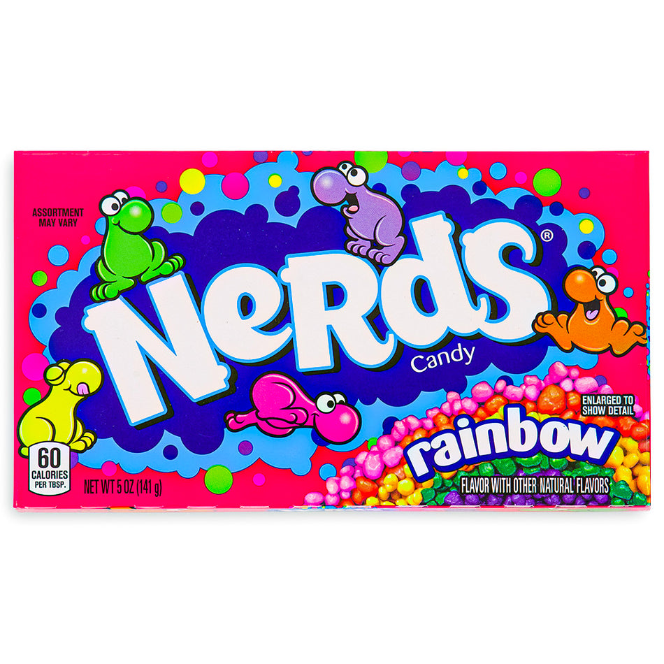 Nerds Candy Rainbow Theatre Pack 5oz - 12 Pack - Wonka