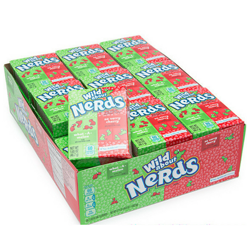 Nerds Candy Watermelon & Cherry Retro Candies 36CT