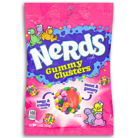 Nerds Gummy Clusters Candy 5oz - 12 Pack - Wonka
