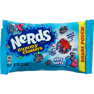 Nerds Gummy Clusters Very Berry Candy 3oz Share Pouch 12 Pack iWholesaleCandy.ca - Wonka