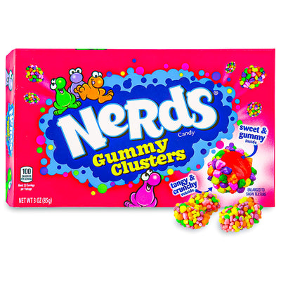 Nerds Gummy Clusters box 3oz iwholesalecandy.ca - Wonka