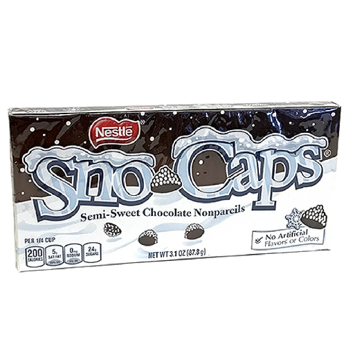Sno-Caps Chocolate NonPareils Theater Box-Wholesale Candy Canada