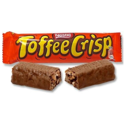 Nestle Toffee Crisp Bar UK British Chocolate Bars Wholesale Candy