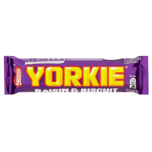 Nestle Yorkie Raisin & Biscuit British Chocolate Bars