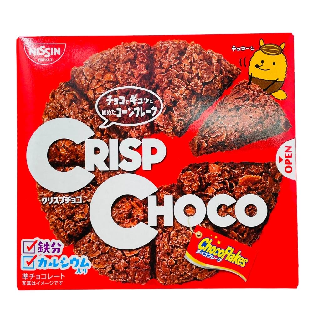 Nissin Crisp Choco Milk Chocolate Flakes (Japan) - 12 Pack