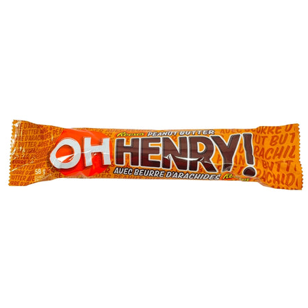 Oh Henry! with Oh Henry! with Reese's Peanut Butter Candy Bar 24PK Reese's Peanut Butter 58g - 24 Pack