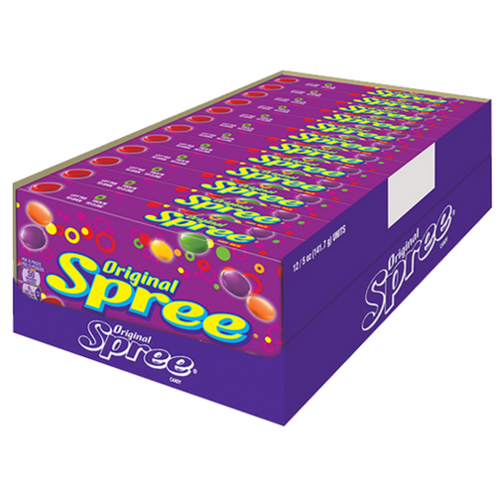 Original Spree Candy - Theater Box 12ct Retro Candy - Wonka