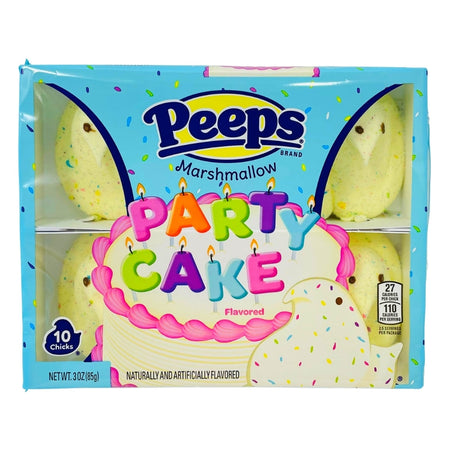 Peeps Marshmallow Chicks Party Cake 3oz (10pcs) - 36 Pack