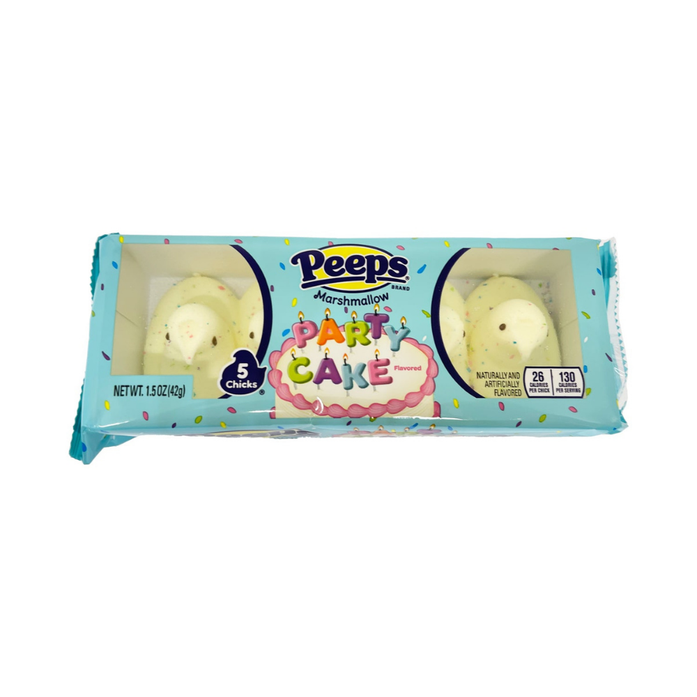 Easter Peeps Marshmallow Chicks Party Cake 24 Pack iWholesaleCandy.ca