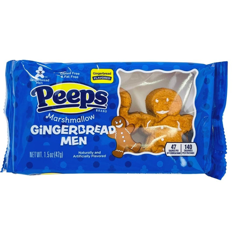 Peeps Marshmallow Gingerbread Men  1.5oz - 24 Pack