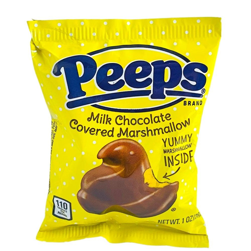 Peeps Milk Chocolate Covered Marshmallow 1oz - 24 Pack - Easter Candy