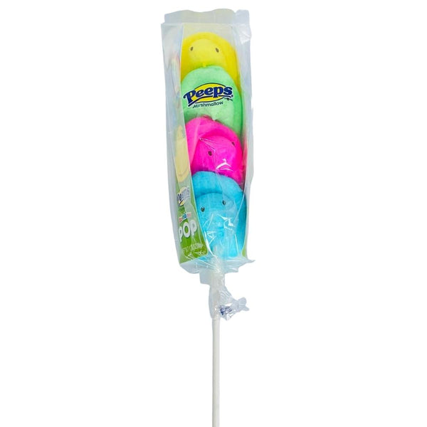 Peeps Marshmallow Chicks Rainbow Pops 1.38oz - 28 Pack - Marshmallow Peeps - Easter Candy