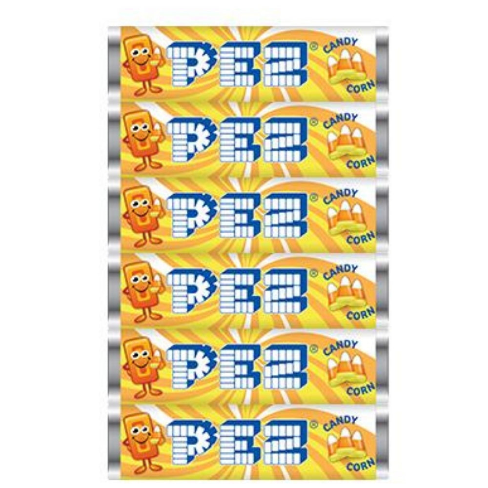 PEZ Candy Corn Refill Rolls 6 Pieces - 12 Pack