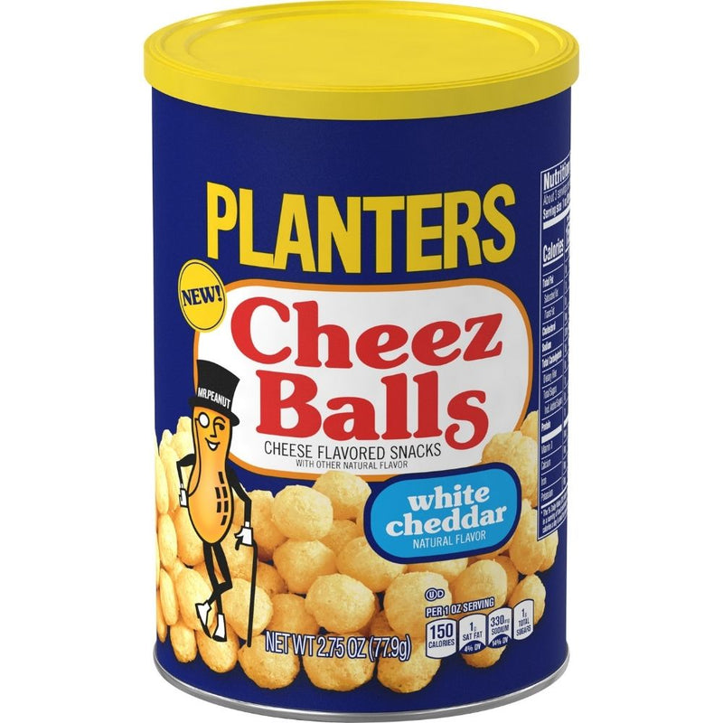 Planters White Cheddar Cheez Balls 2.75oz - 12CT