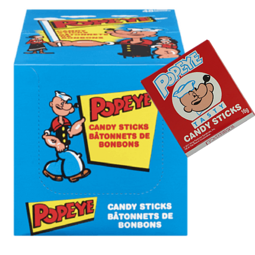 Popeye Candy Sticks Retro Candies