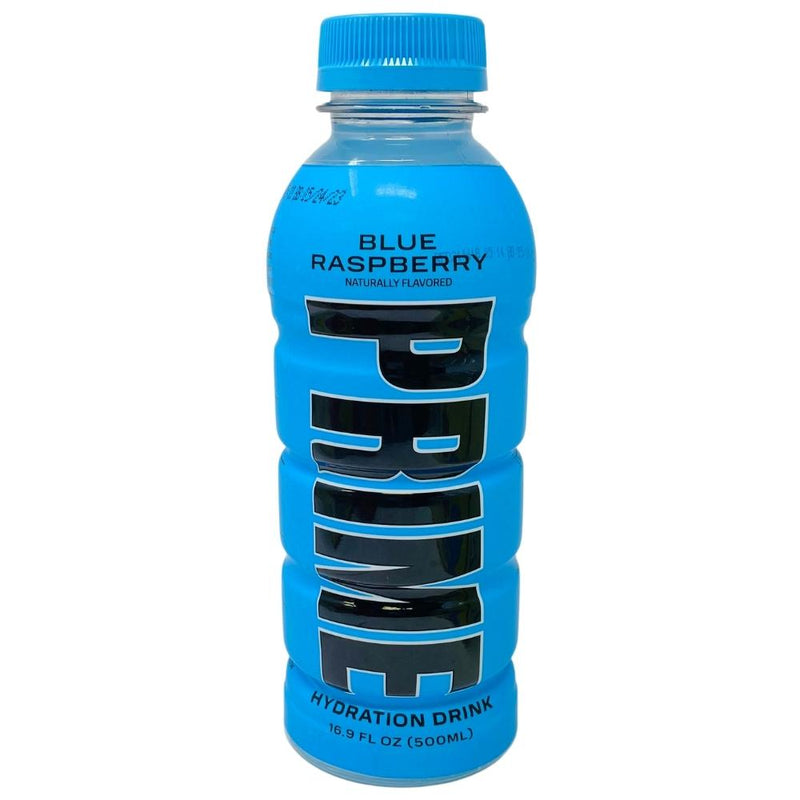 Prime Hydration Drink Blue Raspberry 500mL - 12 Pack