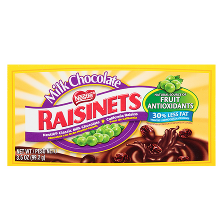 Raisinets Milk Chocolate Covered Raisins Theater Box-Wholesale Candy Canada