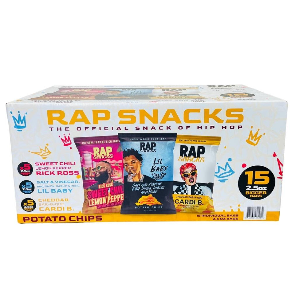 Rap Snacks Assorted Box - 15 Pack