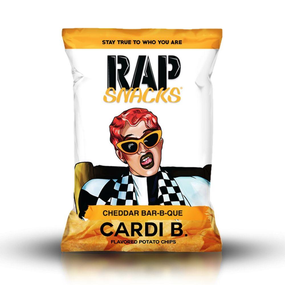 Rap Snacks Cardi B Cheddar Bar-B-Que Chips 1oz - 56 Pack
