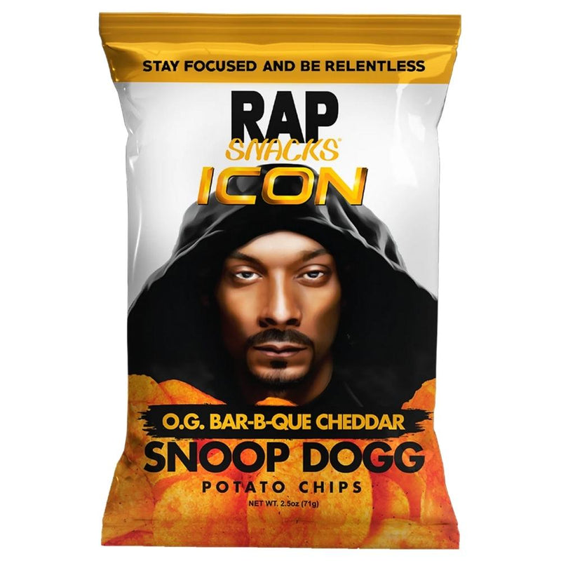 Rap Snacks Snoop Dogg O.G. Bar-B-Que Cheddar 2.5oz - 24 Pack
