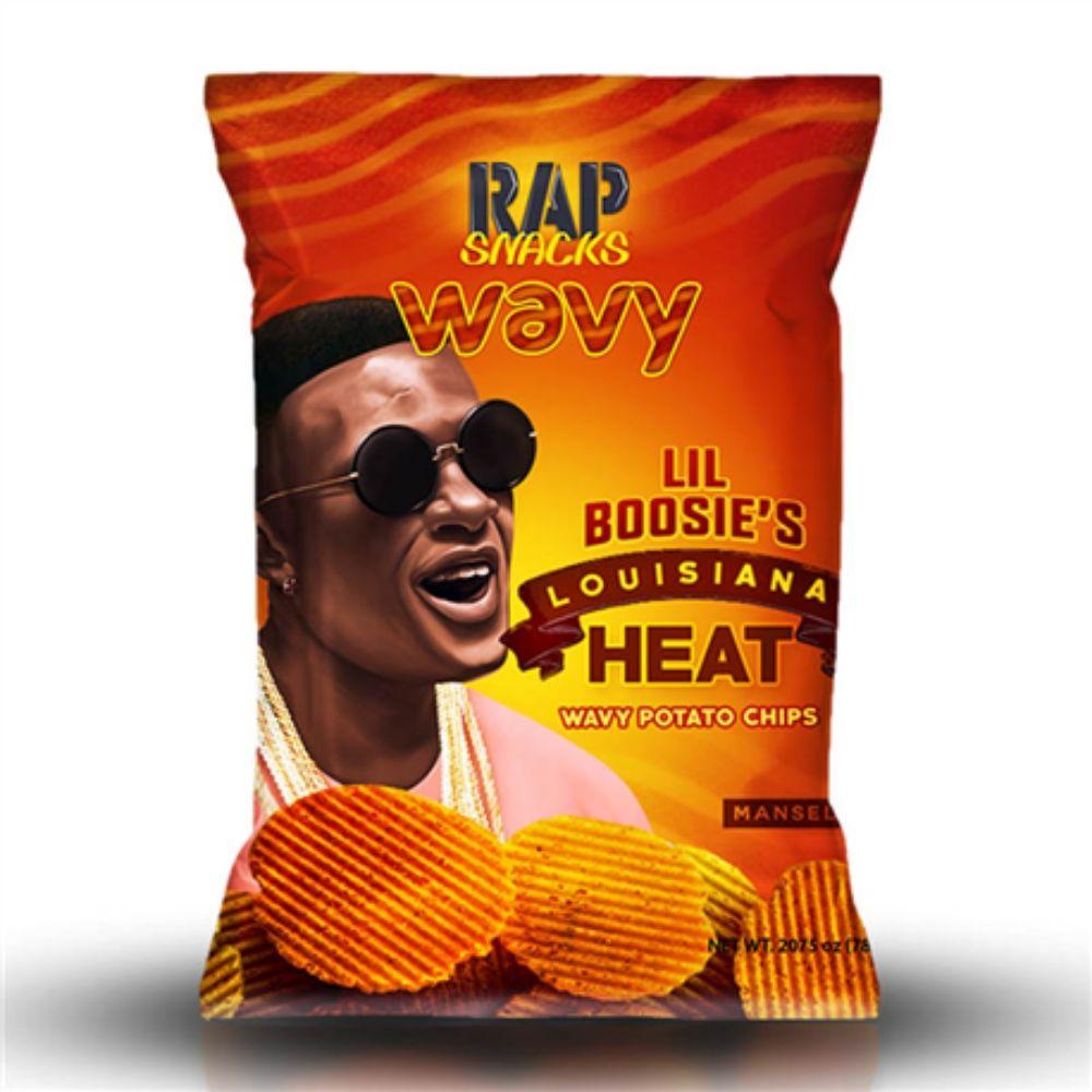 Rap Snacks Lil Boosie's Louisiana Heat Wavy Potato Chips 2.5oz - 24 Pack