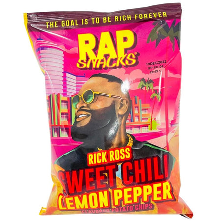Rap Snacks Rick Ross Sweet Chili Lemon Pepper 2.5oz - 24 Pack